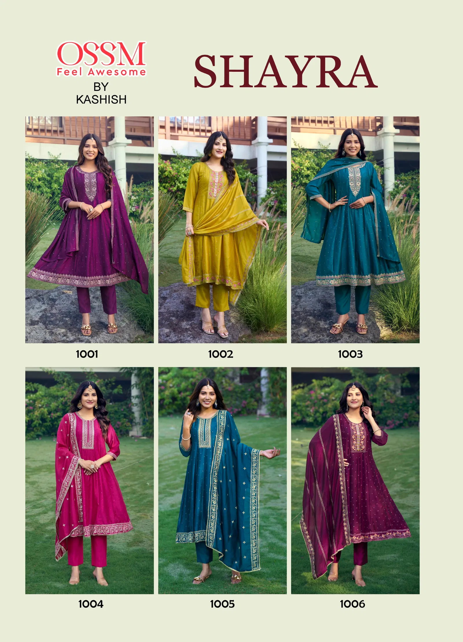 Shyara By Ossm Vichitra Silk Embroidery Kurti With Bottom Dupatta Orders In India